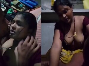 village wife trying sex in doggy style with