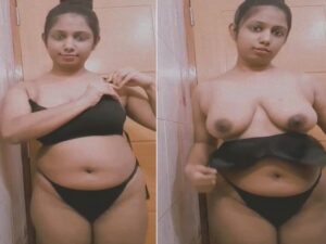 GF stripping bra and tempting boyfriend with boobs