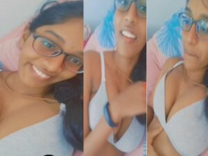 Tamil girl in bra rubbing her pussy in