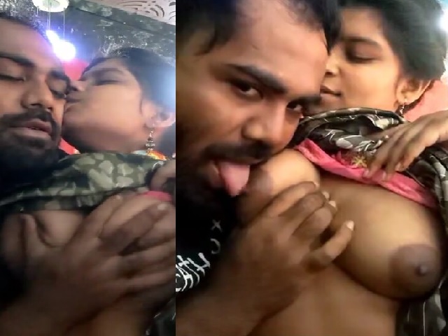 hard boob press of Bengali girl in