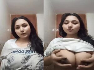 massive tits MILF shaking booty viral topless