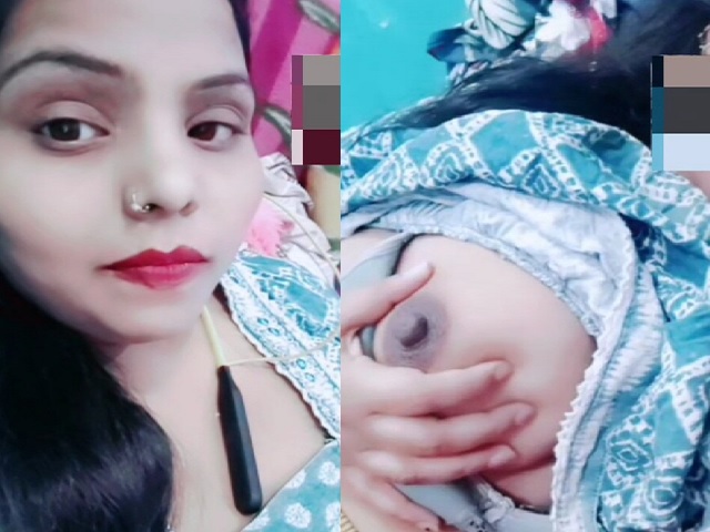 sexy nipple bhabhi topless selfie viral video