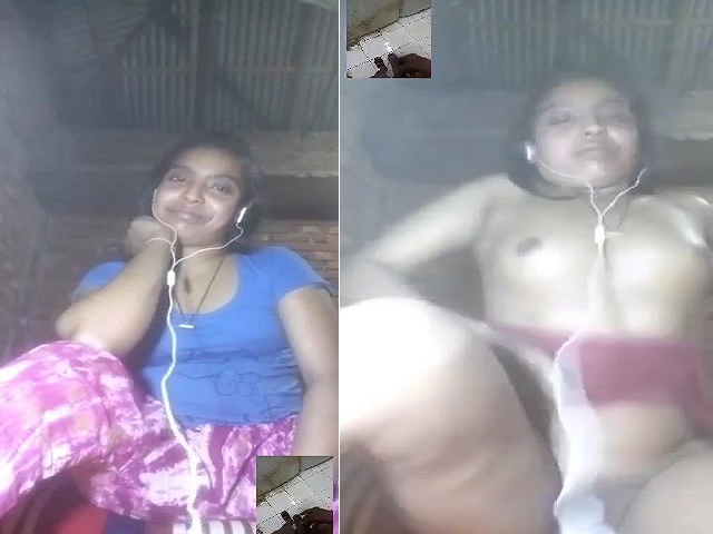 small boobs Bengali girl nude viral video call