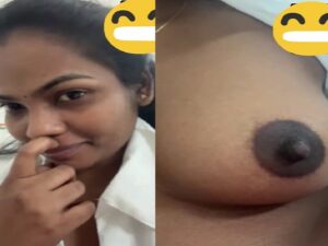 Hyderabad Telugu girl opens shirt and shows