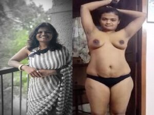 big long boobs MILF nude viral bathing