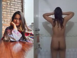 gorgeous Bengali girlfriend nude boobs and bathing