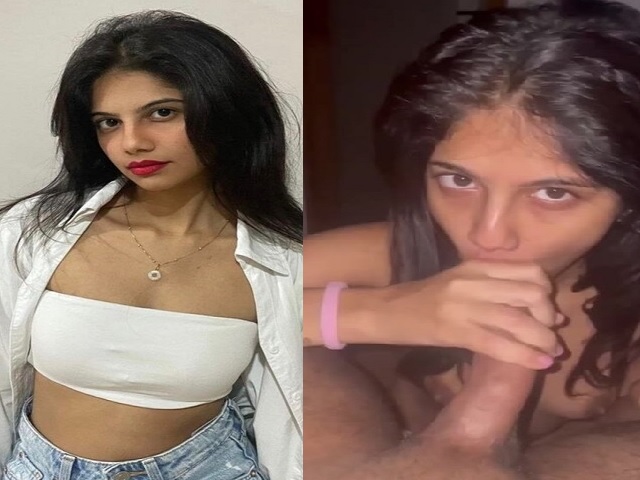 red lips blowjob Indian girl enjoys rich boyfriend