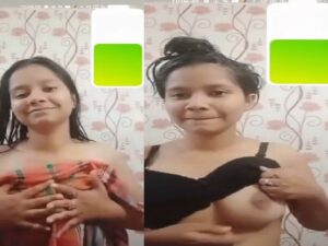 shy desi college girl boobs showing before bra
